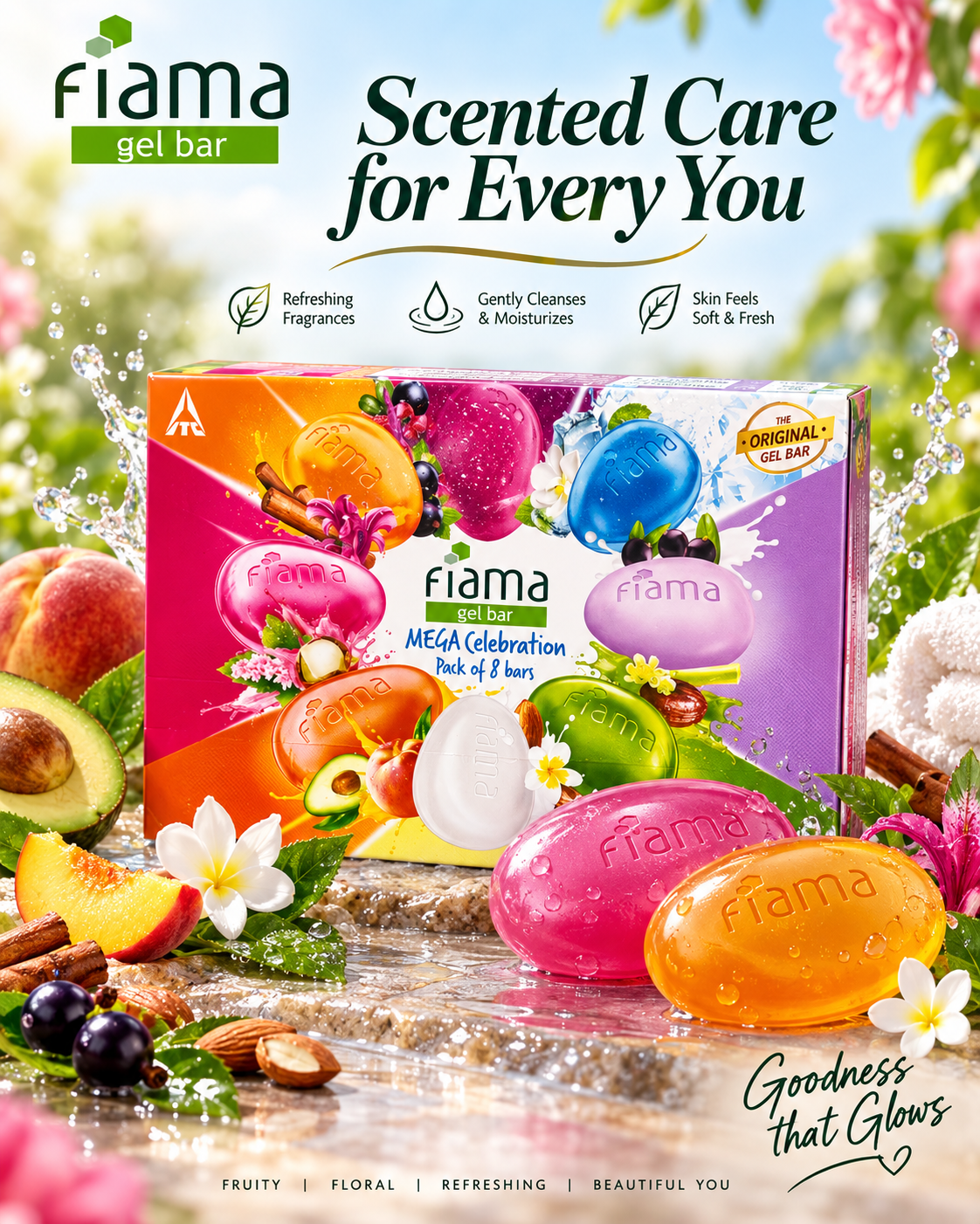 Fiama_4 Fiama Gel Bar Multipack - Image 1